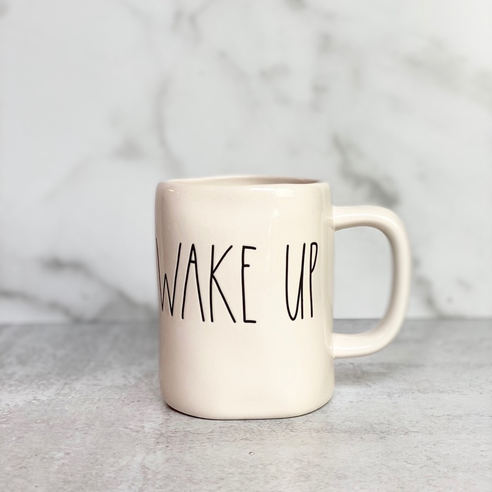 Rae Dunn WAKE UP Mug - Picture 2 of 7